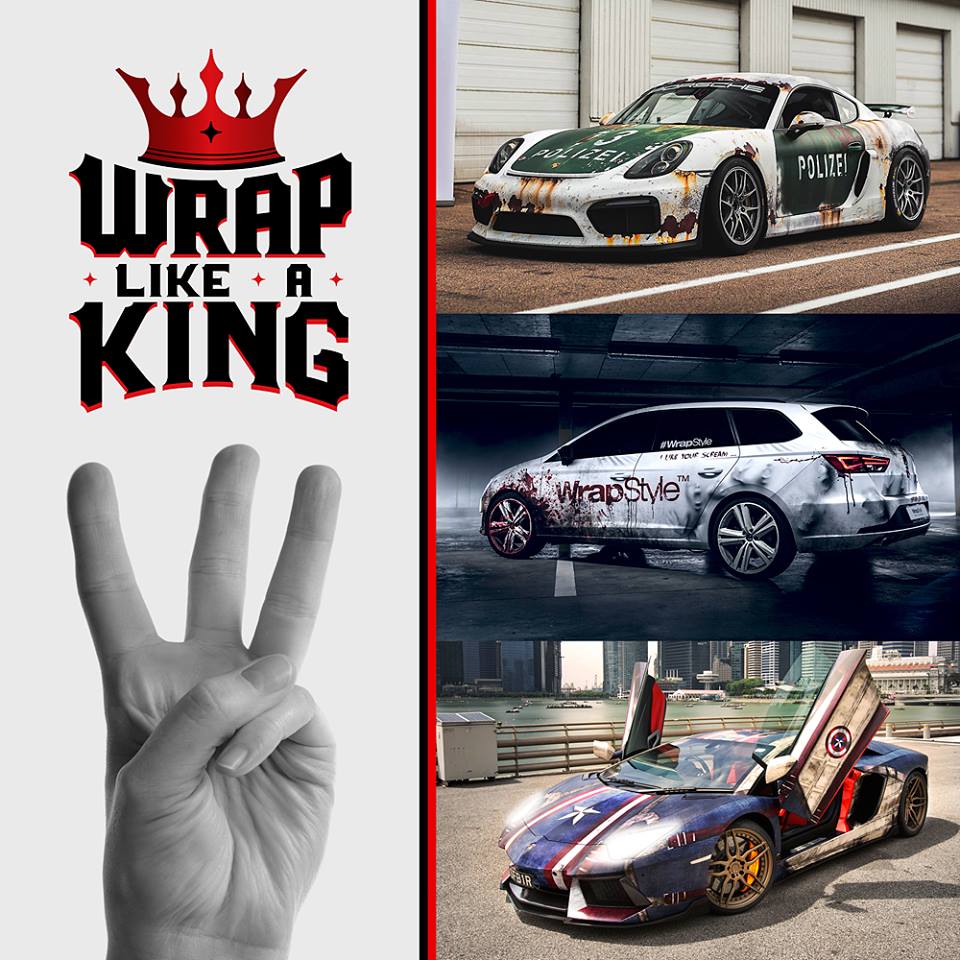 WRAP LIKE A KING | WrapStyle Singapore | Premium car wrap | Car foil